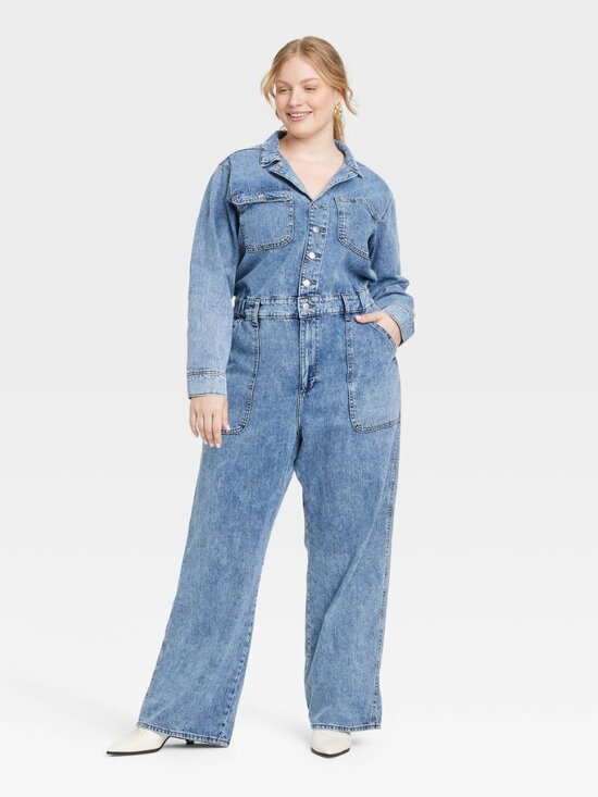 Universal Thread Pants - NWT Universal Thread Long Sleeve Utility Baggy Denim Jumpsuit 17
